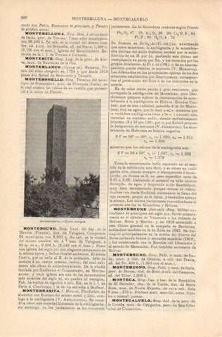 LAMINA V12807: Torre de Montebonello