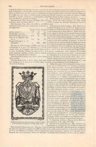 LAMINA V12806: Ex Libris del marques de Montealegre