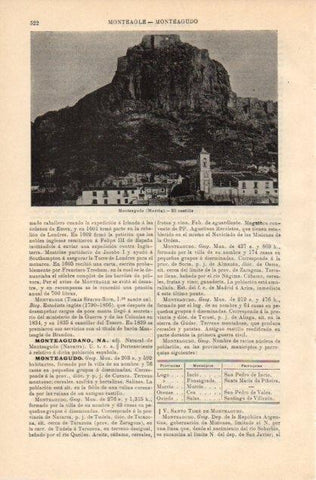 LAMINA V12805: Castillo de Monteagudo, Murcia