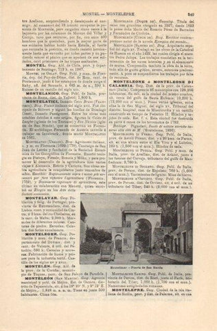LAMINA V12814: Puerta de San Martin en Montelimar