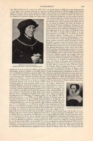 LAMINA V12864: Leonor de Montmorency