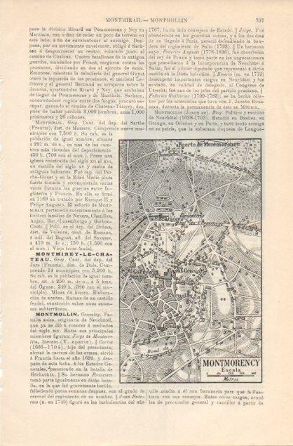 LAMINA V12861: Plano de Montmorency