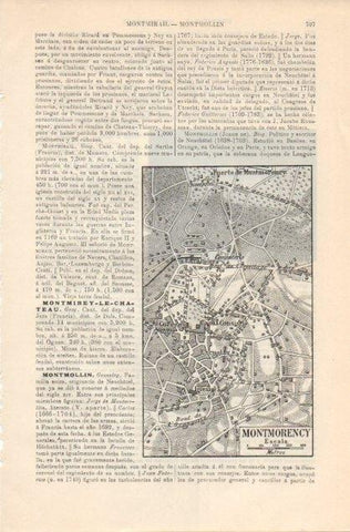 LAMINA V12861: Plano de Montmorency