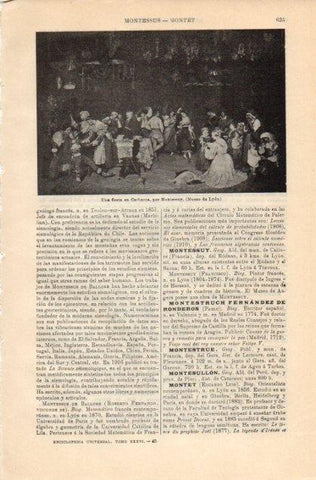 LAMINA V12834: Una fiesta en Cerbarra, por Montessuy
