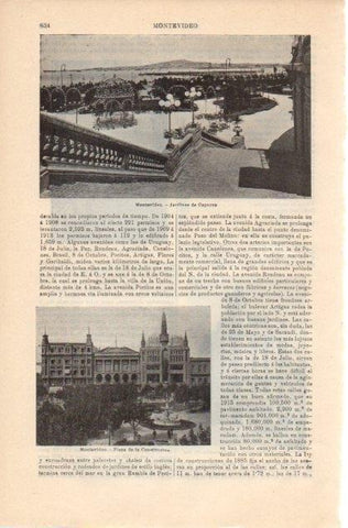 LAMINA V12837: Plaza de la Constitucion de Montevideo