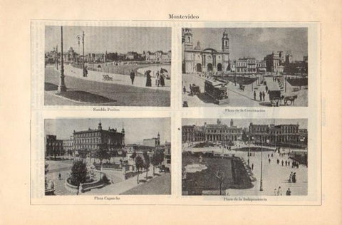 LAMINA V12839: Vistas de Montevideo