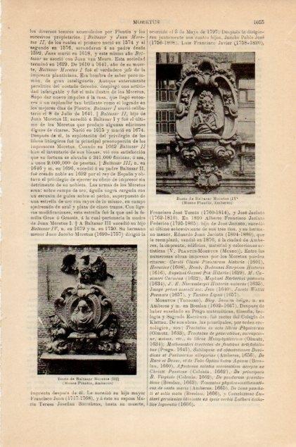 LAMINA V12933: Busto de Baltasar Moretus