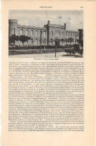 LAMINA V12840: Cuartel de Blandengues en Montevideo