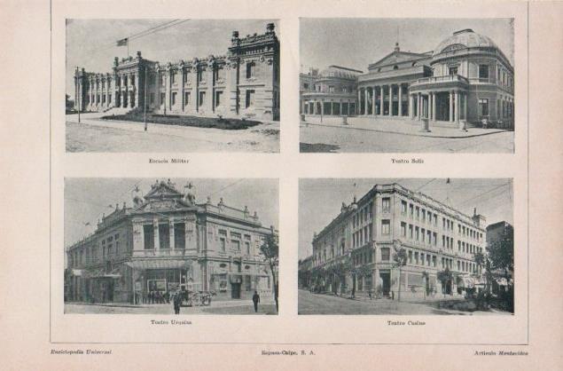 LAMINA V12842: Teatros en Montevideo