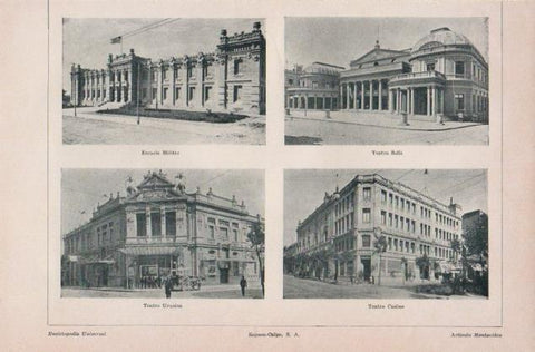 LAMINA V12842: Teatros en Montevideo