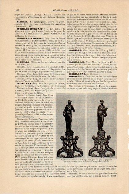 LAMINA V12936: Morillos de chimenea siglo XVI