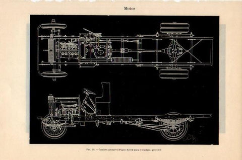 LAMINA V13012: Camion automovil Pierce-Arrow