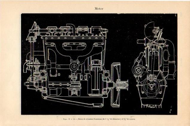 LAMINA V13009: Motor de aluminio Frontenac