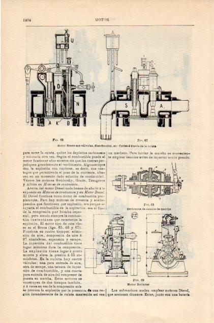 LAMINA V13008: Motor Brons con valvulas
