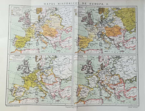 LAMINA V13056: Mapas historicos de Europa