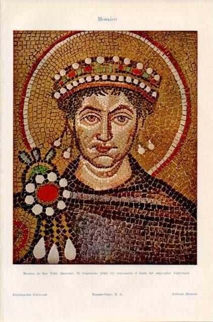 LAMINA V12959: Mosaico de San Vital en Ravena