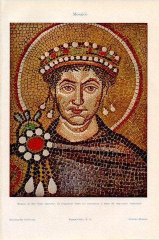 LAMINA V12959: Mosaico de San Vital en Ravena