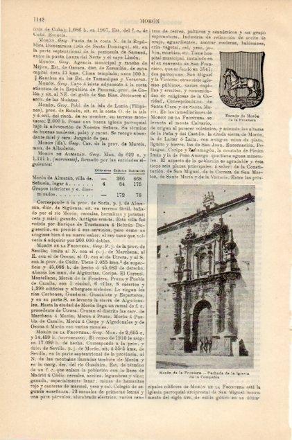 LAMINA V12941: Iglesia y escudo de Moron de la Frontera