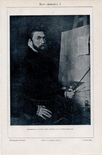 LAMINA V12938: Autorretrato de Antonio Moro