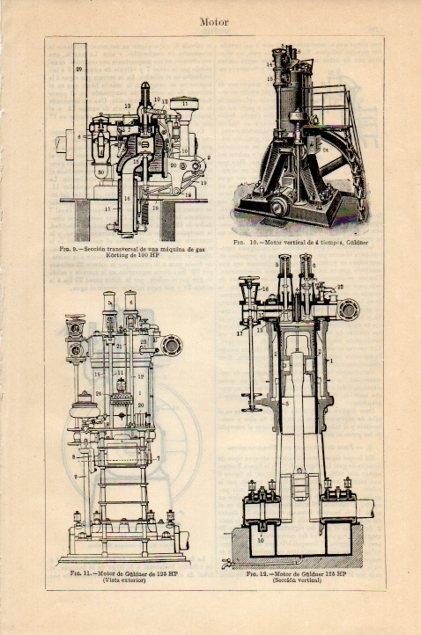LAMINA V12994: Motor de Guldner de 125 HP