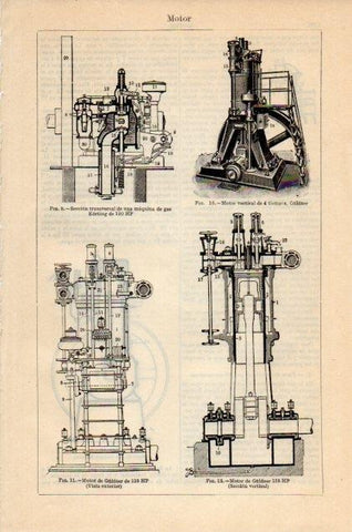 LAMINA V12994: Motor de Guldner de 125 HP