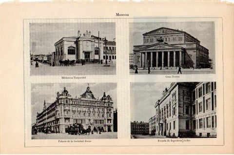 LAMINA V12973: Edificios de Moscu