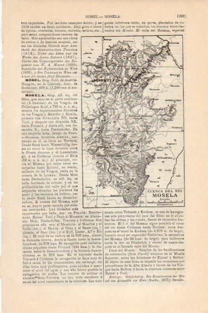 LAMINA V12978: Mapa de la cuenca del rio Mosela