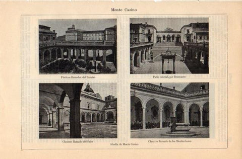 LAMINA V12798: Abadia de Monte Casino