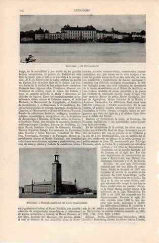LAMINA V12625: El Drottningholm en Estocolmo