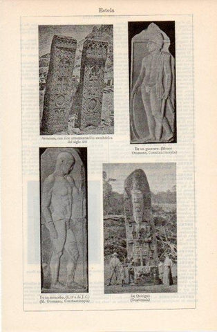 LAMINA V12610: Estelas del mundo