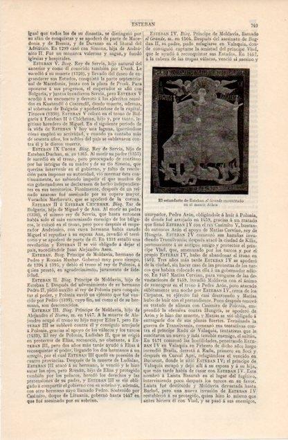 LAMINA V12608: Estandarte de Esteban el Grande