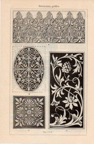 LAMINA V12642: Estructura grafica