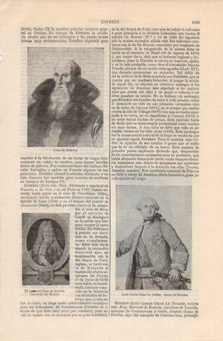 LAMINA V12636: Juan de Estrees