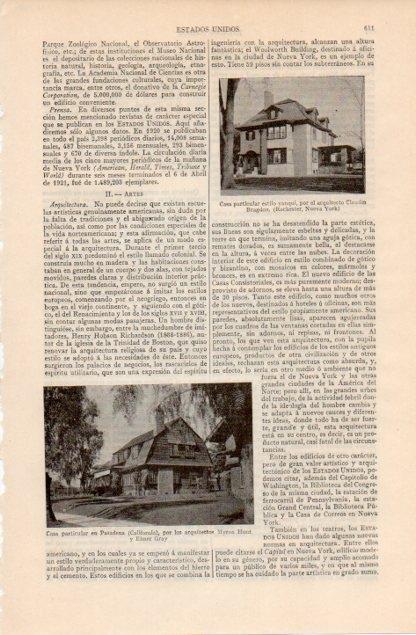 LAMINA V12585: Casa en Pasadena, California