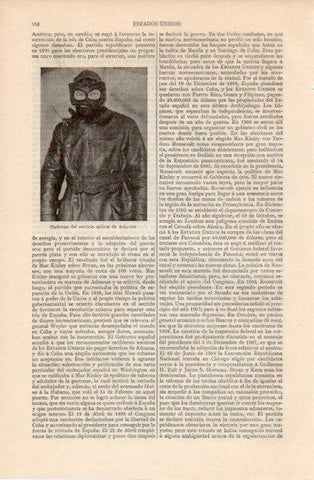 LAMINA V12581: Uniforme de aviacion de Estados Unidos