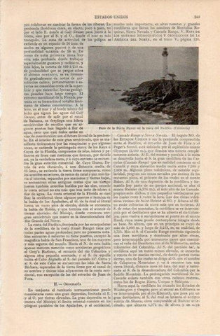LAMINA V12564: Faro de la Punta Pigeon en California