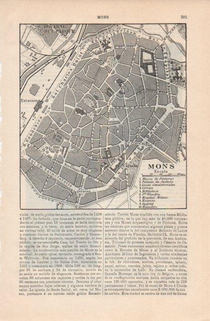 LAMINA V12751: Plano de Mons