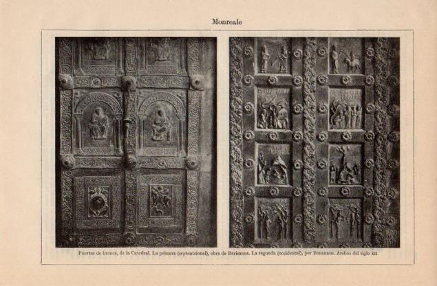 LAMINA V12748: Puertas de bronce de la Catedral de Monreale