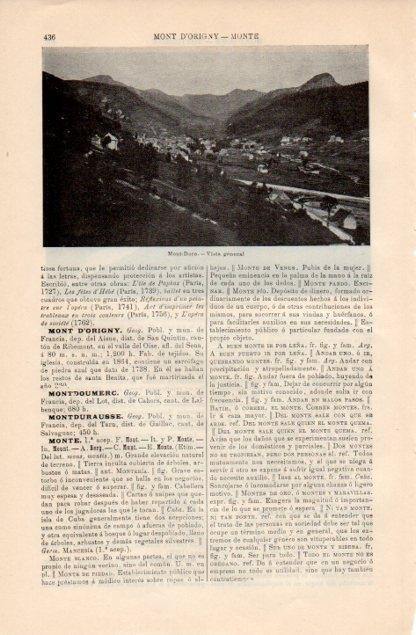 LAMINA V12792: Vista de Mont-Dore