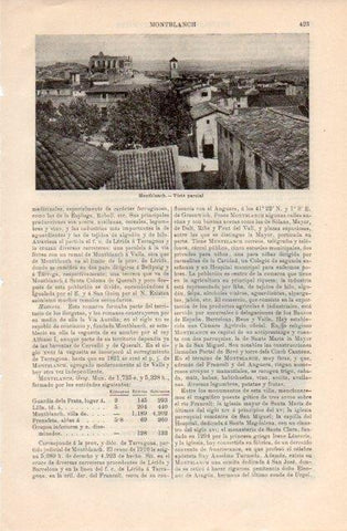 LAMINA V12787: Vista general de Montblanch