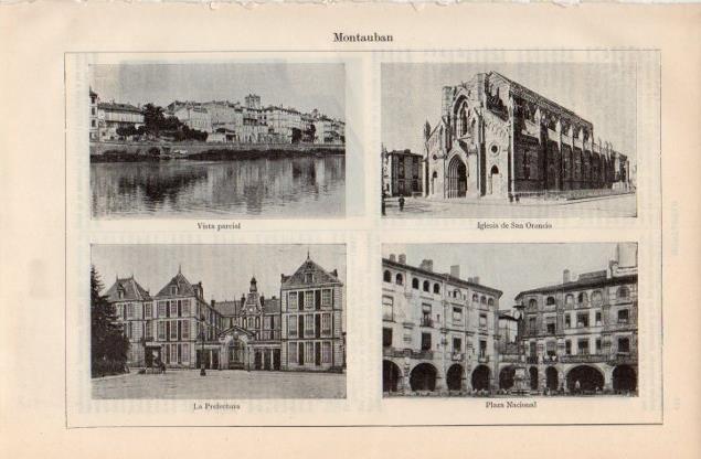 LAMINA V12782: Vistas de Montauban, Francia