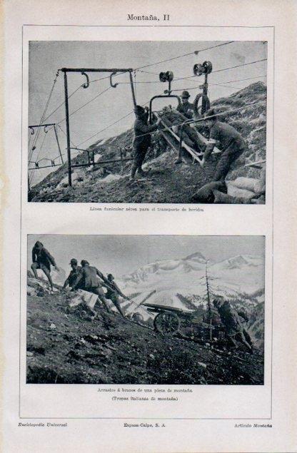 LAMINA V12774: Tropas italianas de montaña 