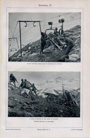 LAMINA V12774: Tropas italianas de montaña 