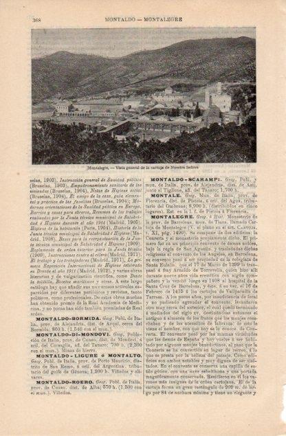 LAMINA V12771: Cartuja de Nuestra Señora de Montalegre en Tiana