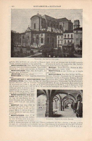 LAMINA V12780: Catedral de Montauban