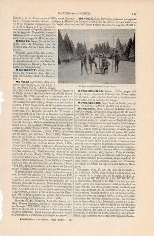 LAMINA V12730: Negros monghelimas, Congo Belga