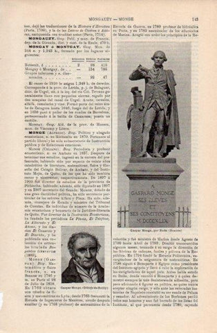 LAMINA V12729: Gaspar Monge