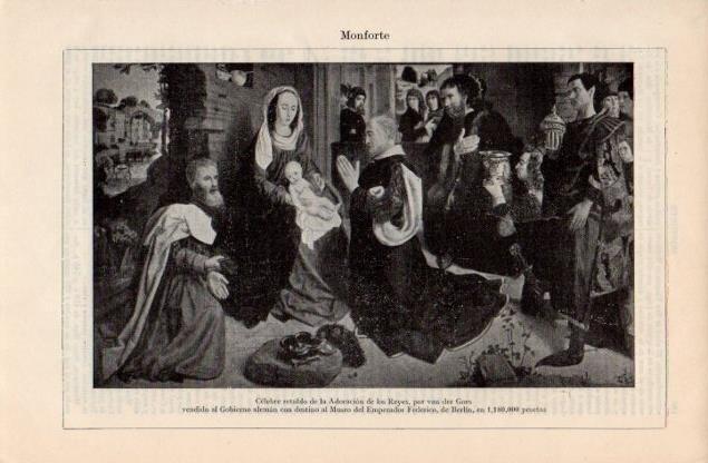 LAMINA V12728: La Adoracion de los Reyes, por van der Goes