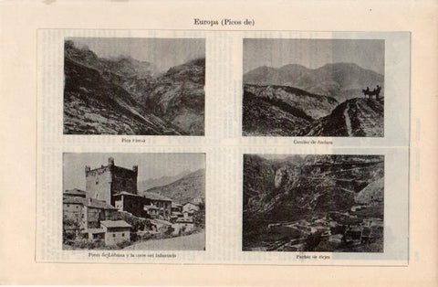 LAMINA V12687: Picos de Europa