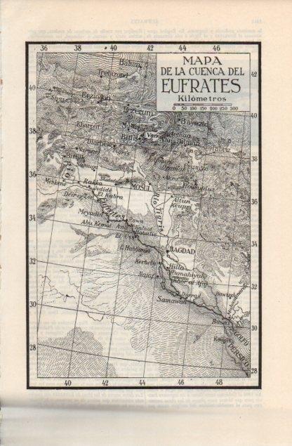 LAMINA V12670: Mapa de la cuenca del Eufrates